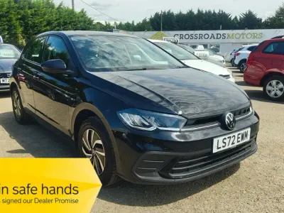 Used VW Polo Life 95 HP (69 kW) 2022 Black Hatchback