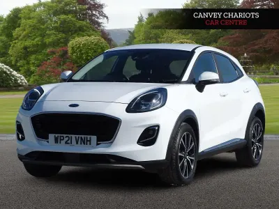 Used Ford Puma Titanium 125 HP (91 kW) 2021 White SUV