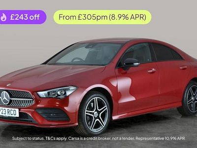 Red Used 2022 Mercedes CLA250e AMG Line Premium Sedan | £23,613 (Fair price)