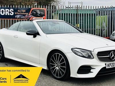 Used Mercedes E300 AMG line 2020 White Cabriolet