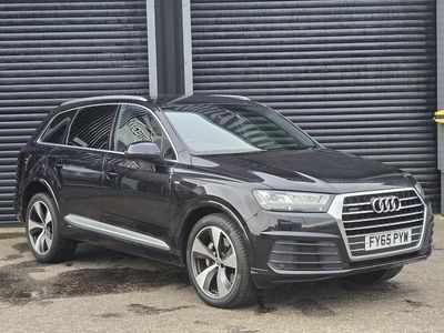 Black Used 2015 Audi Q7 S-Line SUV | £14,995 (Fair price)