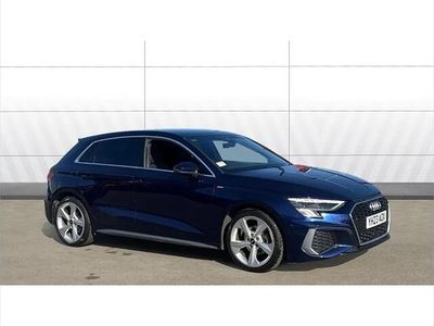 Used Audi A3 S-Line 110 HP (80 kW) 2023 Blue Sedan