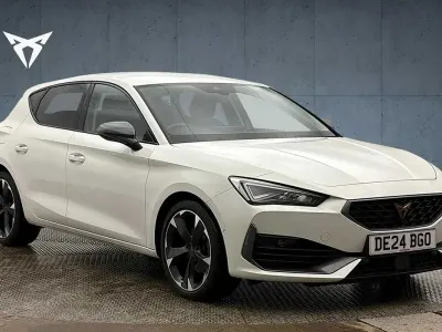 Used Cupra Leon 150 HP (110 kW) 2024 White Hatchback
