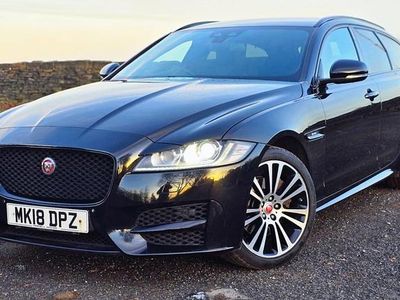 Used Jaguar XF Sportbrake R-Sport 180 HP (132 kW) 2018 Black Estate