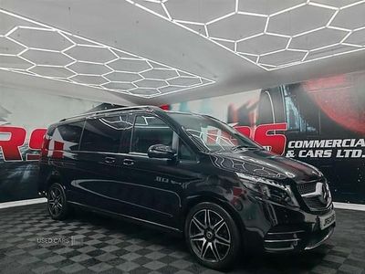 Black Used 2024 Mercedes V300 AMG line MPV | £62,995 (Expensive)
