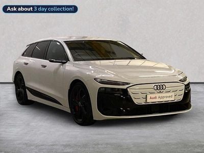 White Used 2024 Audi A6 e-tron Advanced Estate | £58,994 (Super price)