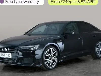 Used Audi A6 Black Edition 204 HP (150 kW) 2021 Black Sedan