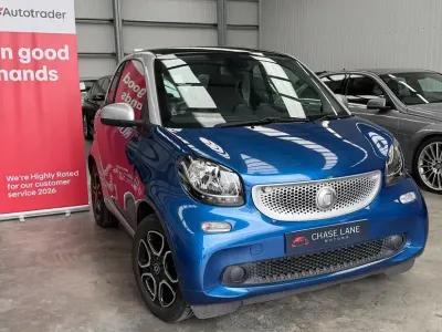 Used Smart ForTwo Coupé Premium 71 HP (52 kW) 2016 Blue Coupe