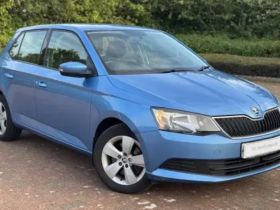 Used Skoda Fabia SE 2015 Blue Hatchback