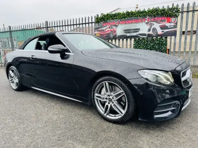 Used Mercedes E300 AMG Line Premium 245 HP (180 kW) 2019 Black Cabriolet