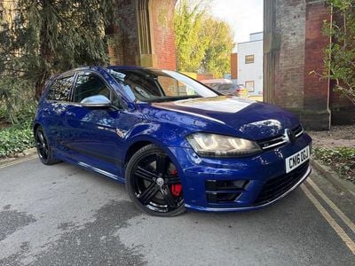 Used VW Golf VII R 2016 Blue Hatchback