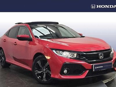 Begagnad Honda Civic EX 129 HK (94 kW) 2018 Röd Halvkombi