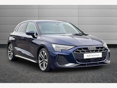 Used Audi A3 S-Line 150 HP (110 kW) 2024 Blue Hatchback