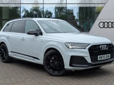 Usado Audi Q7 Black Edition 286 CV (210 kW) 2020 Blanco SUV