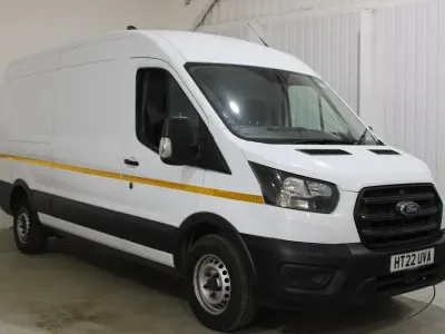 Used Ford Transit 130 HP (95 kW) 2022 White Van