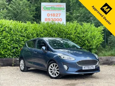 Used Ford Fiesta Titanium 125 HP (91 kW) 2020 Blue Hatchback