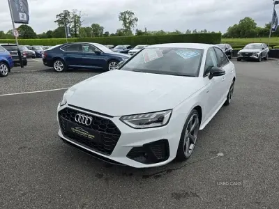 Used Audi A4 Black Edition 163 HP (119 kW) 2021 White Sedan