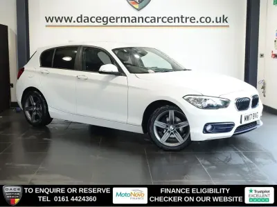 Used BMW 116 Sport Line 116 HP (85 kW) 2017 White Hatchback