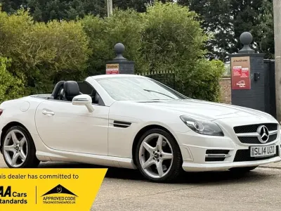 Used Mercedes SLK250 AMG 2014 White Cabriolet