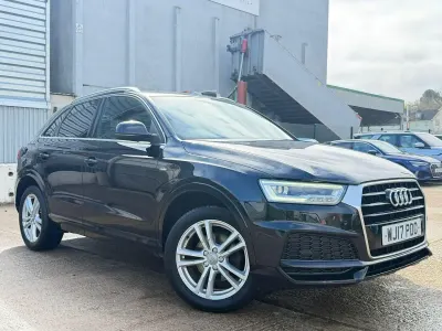 Used Audi Q3 S-Line 150 HP (110 kW) 2017 Black SUV