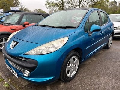 Used Peugeot 207 95 HP (69 kW) 2008 Blue Hatchback