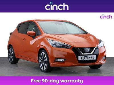 Orange Used 2021 Nissan Micra Tekna Hatchback | £11,499 (Fair price)