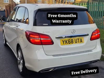 Used Mercedes B180 Exclusive 2018 White MPV
