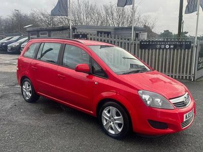 Used Vauxhall Zafira 115 HP (84 kW) 2013 Red MPV