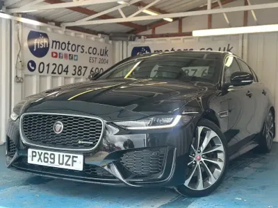 Used Jaguar XE R-Dynamic 300 HP (220 kW) 2019 Black Sedan