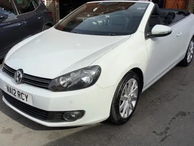 Used VW Golf Cabriolet S 2012 White Cabriolet