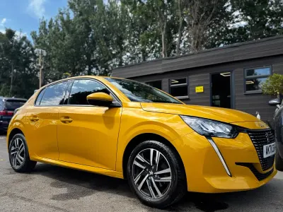 Used Peugeot 208 Allure Premium 2021 Yellow Hatchback