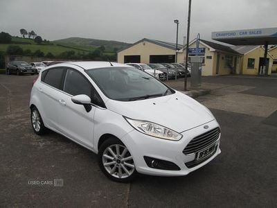 Used Ford Fiesta Titanium 2016 White Hatchback
