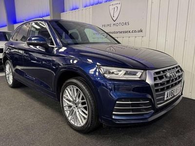 Used Audi Q5 S-Line 252 HP (185 kW) 2018 Blue SUV