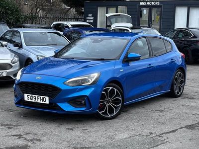 Used Ford Focus ST-Line X 118 HP (86 kW) 2019 Blue Hatchback