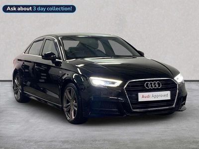 Black Used 2016 Audi A3 S-Line Sedan | £13,413 (Fair price)