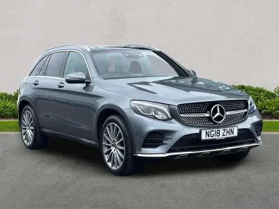 Begagnad Mercedes GLC250 AMG Line Premium 2018 Grå Kombi