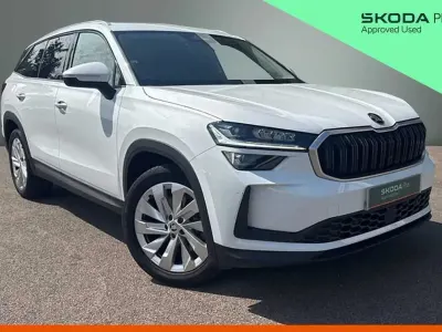 Used Skoda Kodiaq SE L 150 HP (110 kW) 2024 Moon white metallic SUV