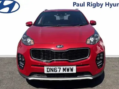 Used Kia Sportage GT-Line 136 HP (100 kW) 2017 Red SUV