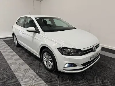 Used VW Polo SE 95 HP (69 kW) 2018 White Hatchback