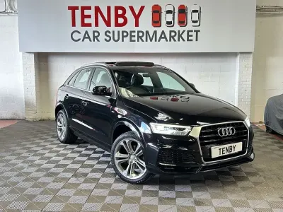 Used Audi Q3 S-Line 150 HP (110 kW) 2017 Black SUV