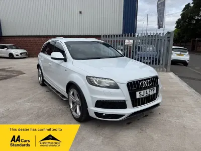 Used Audi Q7 S-line plus 245 HP (180 kW) 2014 White SUV