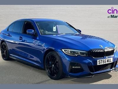 Begagnad BMW 330e M Sport 288 HK (211 kW) 2020 Blå Sedan
