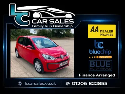 Used VW up! move up! 60 HP (44 kW) 2019 Red Hatchback