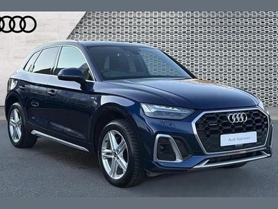 Used Audi Q5 S-Line 261 HP (191 kW) 2021 Blue SUV