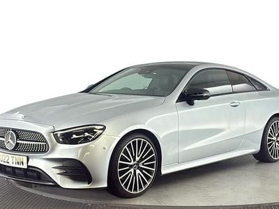 Used Mercedes E220 AMG line 194 HP (142 kW) 2022 Silver Coupe