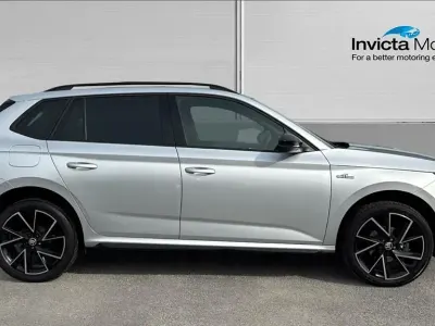 Used Skoda Kamiq Monte Carlo 115 HP (84 kW) 2023 Brilliant silver metallic SUV