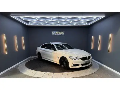 Begagnad BMW 420 M Sport 190 HK (139 kW) 2016 Vit Sportkupé