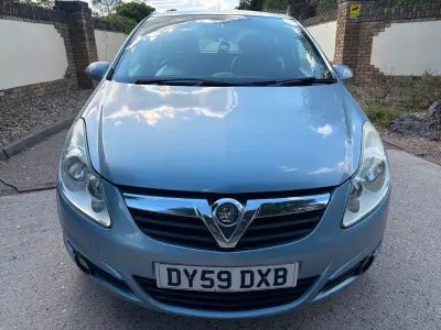Used Vauxhall Corsa Design Edition 2009 Blue Hatchback