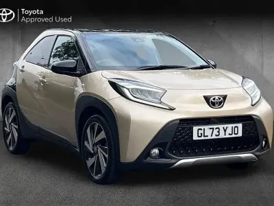 Used Toyota Aygo X 71 HP (52 kW) 2023 Ginger beige with black SUV