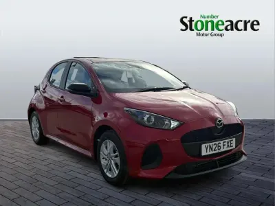 Nowe Mazda 2 Center-Line 113 KM (83 kW) 2026 Czerwony Hatchback